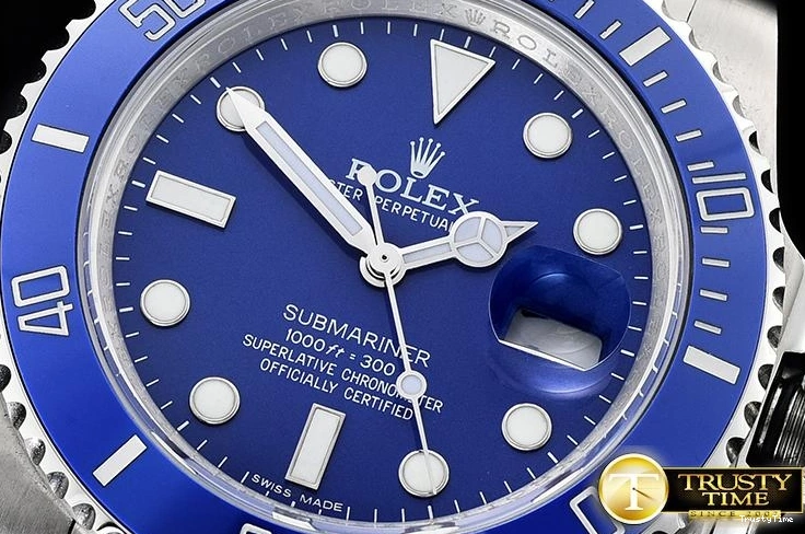 0522 HighQuality ROLSUB0257 – Submariner 116619LN SS SS Blue JF Asia 1031